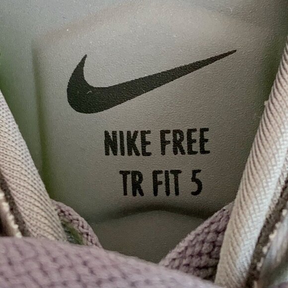 Nike Rare Free 5.0 TR Fit Mesh 704695 Womens 11 Gray Digital Yellow Swoosh comfy - Picture 7 of 12